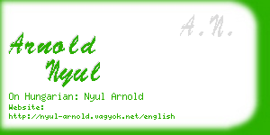 arnold nyul business card